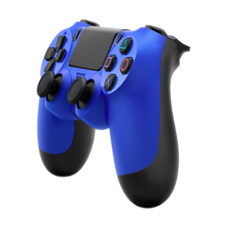 Беспроводной контроллер Sony DualShock 4 v2 (PS4) Blue фото 4