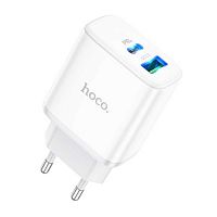Зарядное устройство Hoco C105A PD20W + QC 3.0 + кабель Type-C White