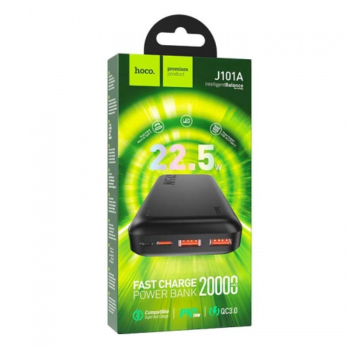 Внешний аккумулятор Hoco J101A 20W 20000 мАч Black фото 4