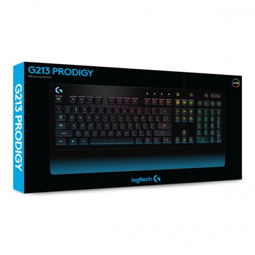 Клавиатура Logitech G213 Prodigy RGB Gaming Keyboard Black USB фото 2