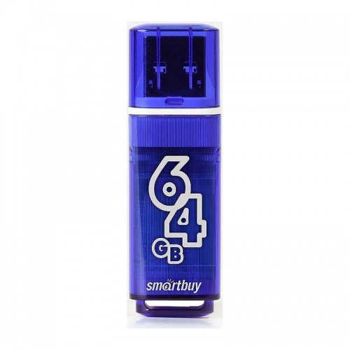 Флешка USB 3.0 SmartBuy Glossy 64Gb Dark Blue