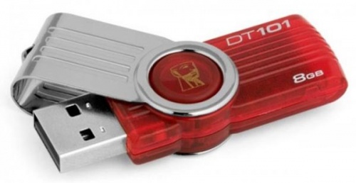 Флешка Kingston DataTraveler 101 G2 8Gb Red