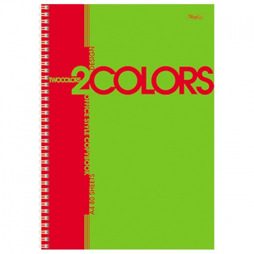 Тетрадь общая "2COLORS" A4, 80 л, клетка фото 4