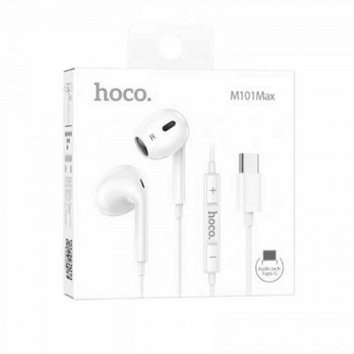 Гарнитура Hoco M101 Max Type-C White фото 3