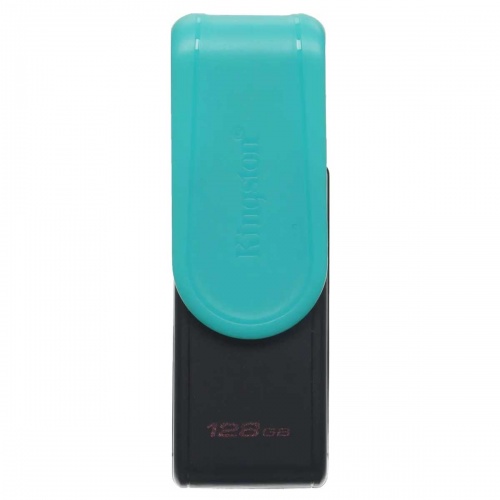 Флешка Kingston DataTraveler Exodia S 128Gb Black/Turquoise фото 2