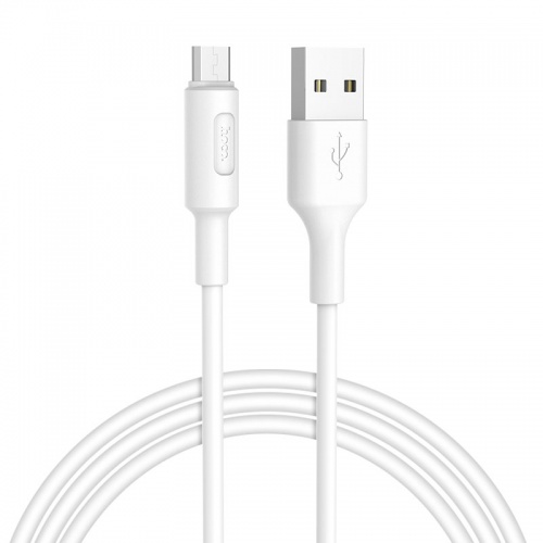 Кабель Hoco X25 USB AM-microBM White (1 м)