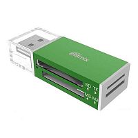Картридер USB 2.0 Ritmix CR-2042 Green