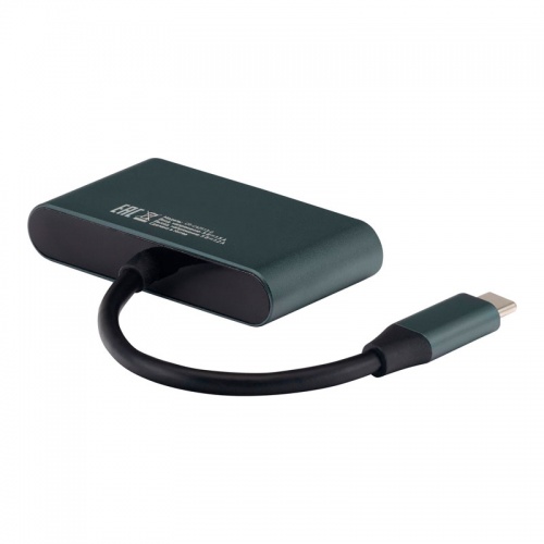 Картридер USB Type-C Digma CR-СP2513-G Grey фото 2