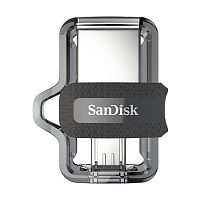 Флешка SanDisk Ultra Dual Drive m3.0 USB 128Gb