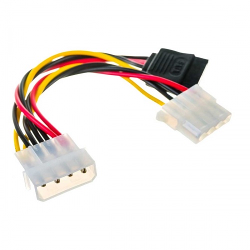 Кабель питания Cablexpert Molex -> Molex + SATA