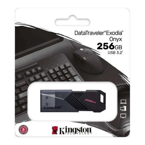 Флешка Kingston DataTraveler Exodia Onyx 256Gb Black фото 3