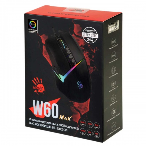 Мышь A4Tech Bloody W60 Max USB фото 2