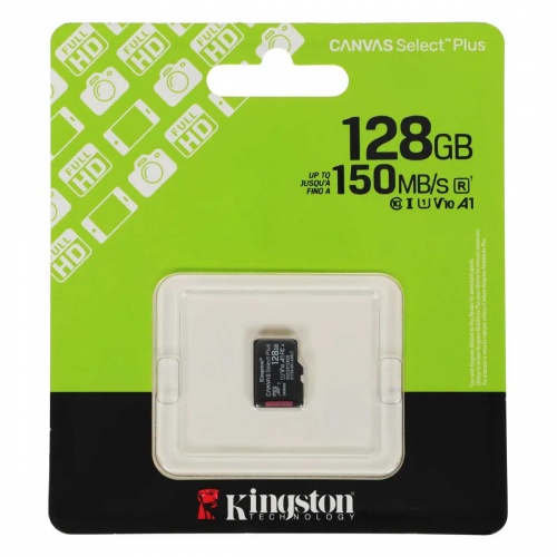 Карта памяти microSDXC Kingston 128Gb Class 10 UHS-I U1 A1 фото 2 Карта памяти microSDXC Kingston 128Gb Class 10 UHS-I U1 A1 фото 2