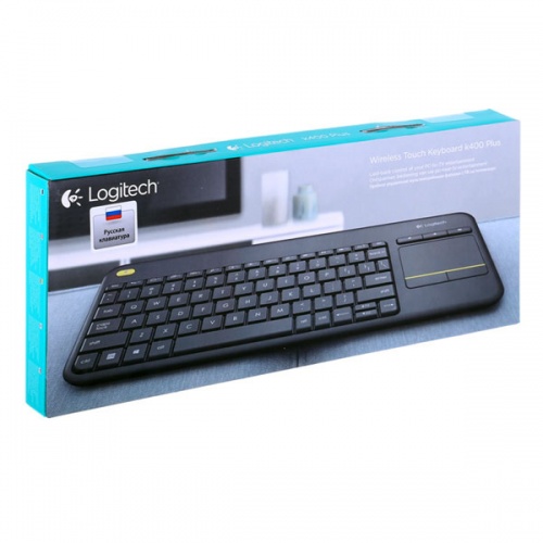 Клавиатура Logitech Touch Keyboard K400 Plus Wireless Black