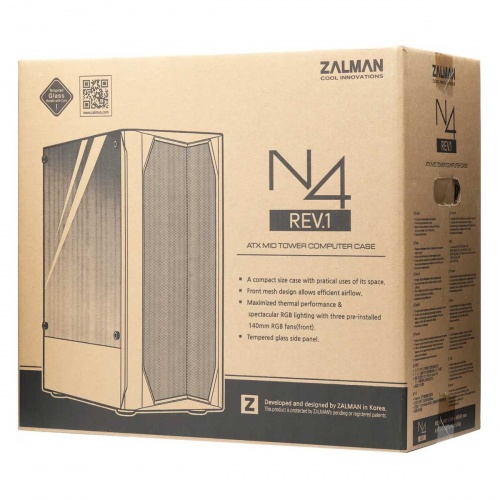 Корпус Zalman N4 ATX Black фото 7