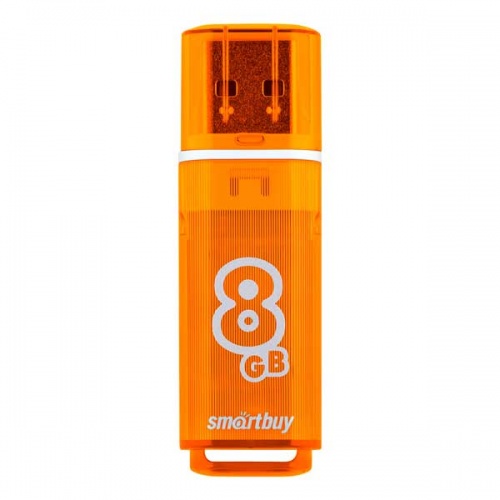 Флешка SmartBuy Glossy 8Gb Orange