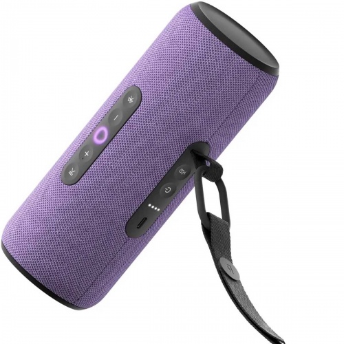 Умная колонка Яндекс Стрит с Алисой на YaGPT, фиолетовый