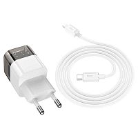 Зарядное устройство Hoco C125A PD20W + QC 3.0 + кабель Type-C White