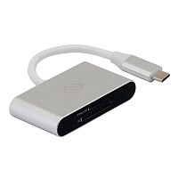 Картридер USB Type-C Digma CR-С2501-S Silver
