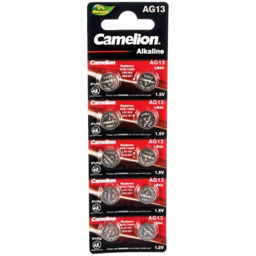 Батарейка Camelion AG13/LR44 (Al, 1.5V) (1 шт)