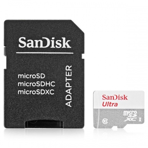 Карта памяти microSDXC SanDisk Ultra 32Gb Class 10 UHS-I U1 + adapter фото 2