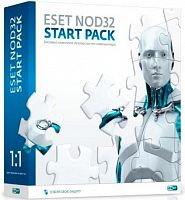 ESET NOD32 Start Pack (1 ПК/1 год), Box