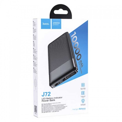 Внешний аккумулятор Hoco J72 10000 мАч Black фото 3
