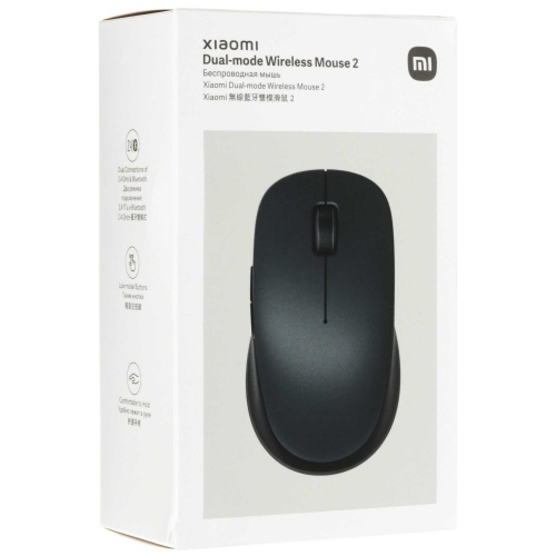 Мышь Xiaomi Dual Mode Wireless Mouse 2 USB/BT Black фото 6