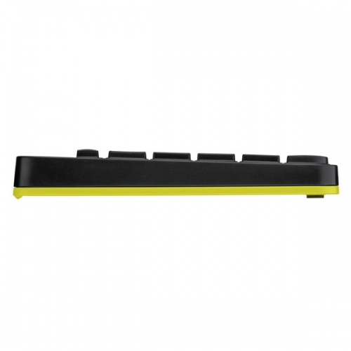 Комплект (клавиатура и мышь) Logitech Combo MK240 Nano Wireless Black-Yellow фото 3
