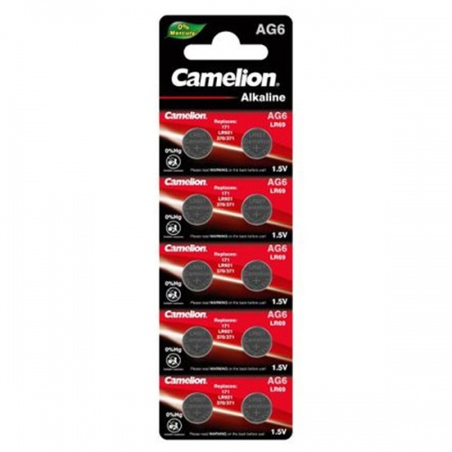 Батарейка Camelion AG6/LR69/LR921/371 (Al, 1.5V) (1 шт)