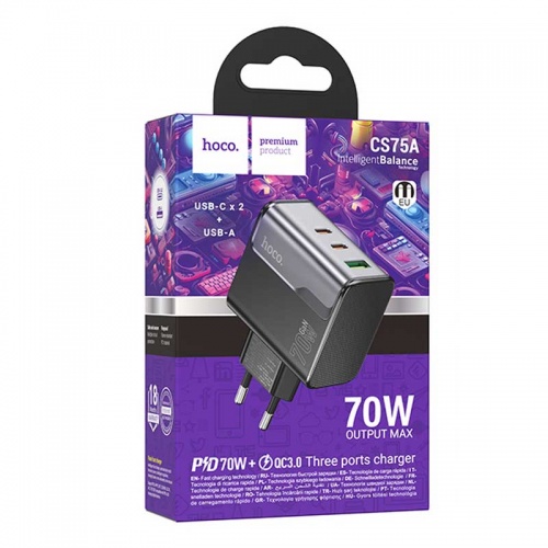 Зарядное устройство Hoco CS75A Black фото 2
