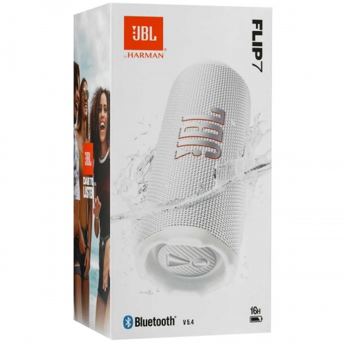 Портативная акустика JBL Flip 7 White фото 5 Портативная акустика JBL Flip 7 White фото 5