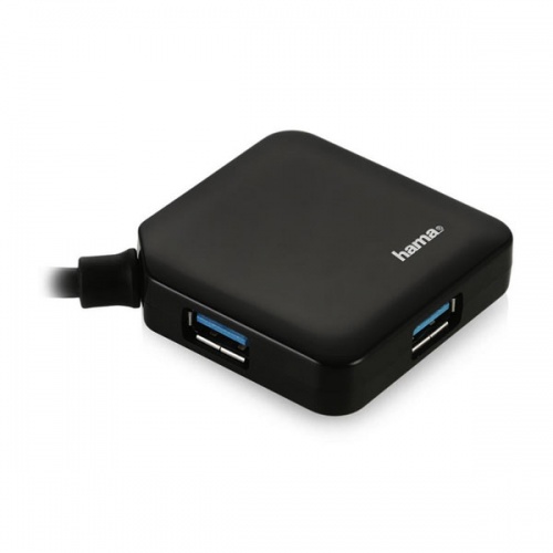 Разветвитель USB Type-C Hama Hub 1:4 Black фото 3