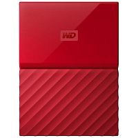 Внешний жесткий диск WD My Passport 1Tb Red