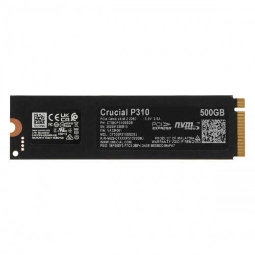 SSD накопитель M.2 PCI-E Crucial P310 NVMe 500Gb фото 2