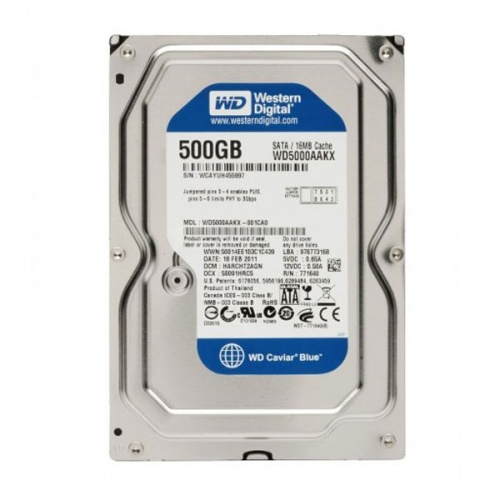 Жесткий диск 3.5" WD Blue WD5000AAKX 500Gb