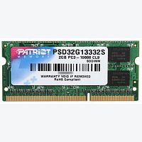 Модуль памяти So-DIMM Patriot PSD32G13332S DDR3 2GB 1333MHz