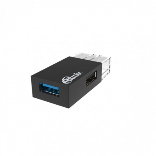 Разветвитель USB Type-C Ritmix CR-3391 Black фото 3