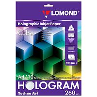 Фотобумага LOMOND голографическая (Cube), А4, 260г/м2, 10 листов