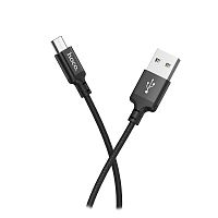 Кабель Hoco X14 USB AM-microBM Black (1 м)