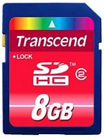 Карта памяти SDHC Transcend 8Gb Class 2