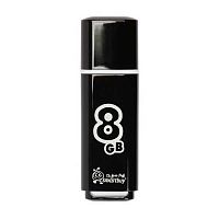 Флешка SmartBuy Glossy 8Gb Black