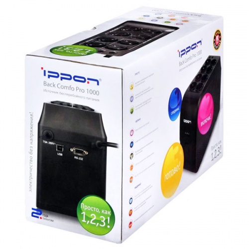 ИБП Ippon Back Comfo Pro 1000 фото 2