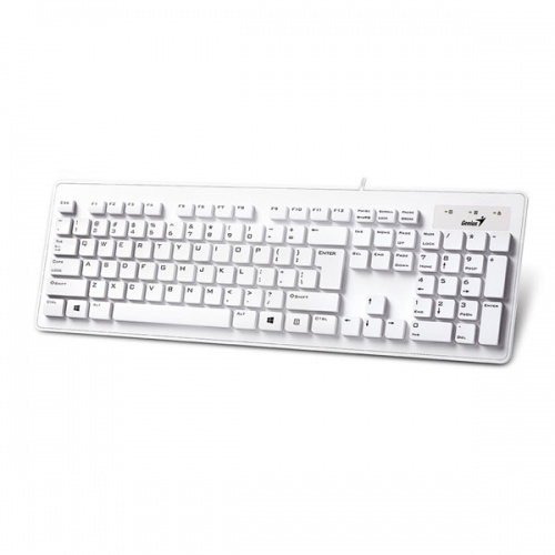 Клавиатура Genius SlimStar 130 White USB фото 3