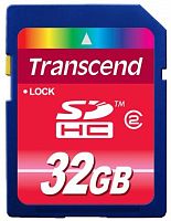 Карта памяти SDHC Transcend 32Gb Class 2