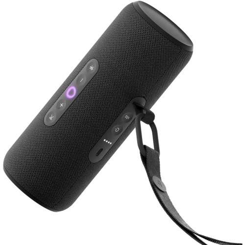 Умная колонка Яндекс Стрит с Алисой на YaGPT, черный