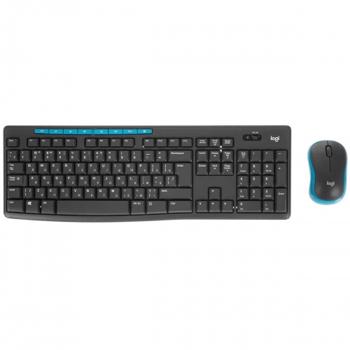 Комплект (клавиатура и мышь) Logitech Combo MK275 Wireless Black