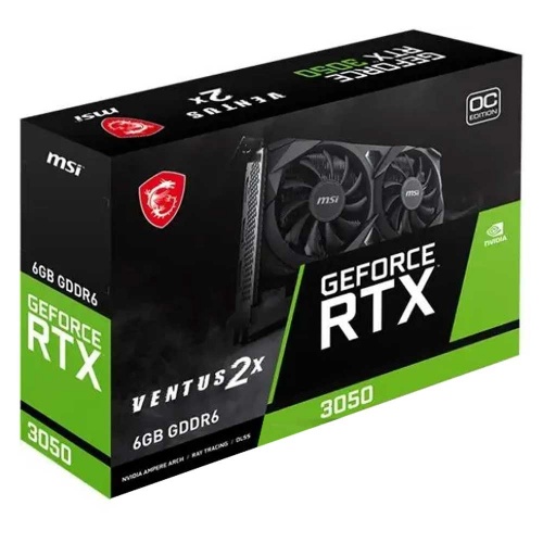 Видеокарта MSI GeForce RTX 3050 VENTUS 2X 6G OC 6Gb, RTL фото 4