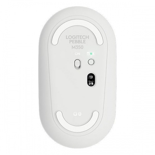 Мышь Logitech Pebble M350 Silent White Multi-mode  фото 2