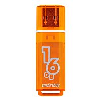 Флешка SmartBuy Glossy 16Gb Orange